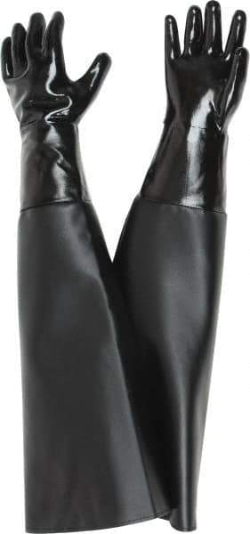 Made in USA - Size L (7) Neoprene Sand Blasting Work Gloves - For General Purpose, Uncoated, Paired - USA Tool & Supply