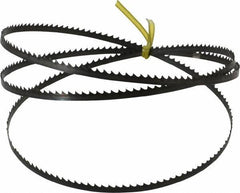 Starrett - 6 TPI, 4' 8" Long x 1/4" Wide x 0.025" Thick, Welded Band Saw Blade - Carbon Steel, Toothed Edge, Wavy Tooth Set, Flexible Back, Contour Cutting - USA Tool & Supply
