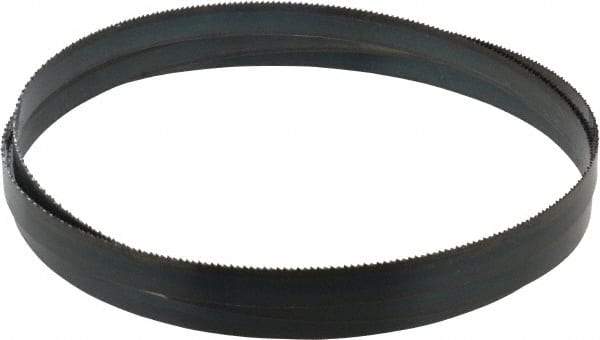 Starrett - 14 TPI, 5' 5" Long x 1/2" Wide x 0.025" Thick, Welded Band Saw Blade - Carbon Steel, Toothed Edge, Raker Tooth Set, Flexible Back, Contour Cutting - USA Tool & Supply