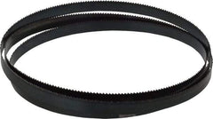 Starrett - 10 TPI, 5' 8-1/2" Long x 1/2" Wide x 0.025" Thick, Welded Band Saw Blade - Carbon Steel, Toothed Edge, Raker Tooth Set, Flexible Back, Contour Cutting - USA Tool & Supply
