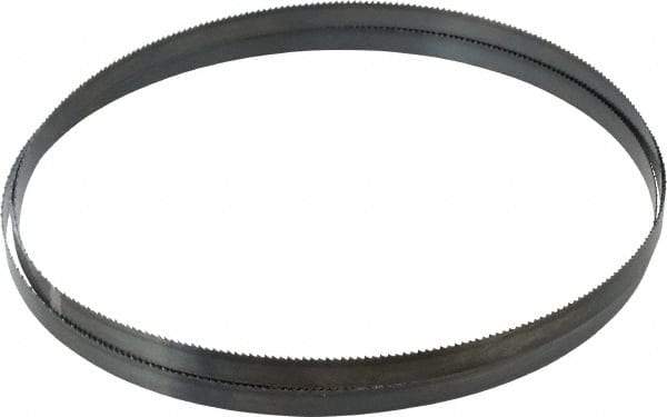 Starrett - 10 TPI, 7' 6" Long x 1/2" Wide x 0.025" Thick, Welded Band Saw Blade - Carbon Steel, Toothed Edge, Raker Tooth Set, Flexible Back, Contour Cutting - USA Tool & Supply