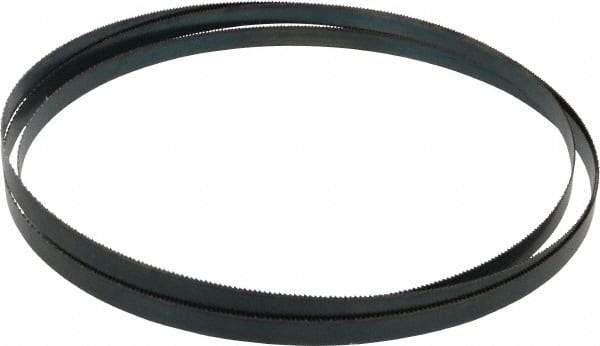 Starrett - 14 TPI, 7' 9" Long x 1/2" Wide x 0.025" Thick, Welded Band Saw Blade - Carbon Steel, Toothed Edge, Raker Tooth Set, Flexible Back, Contour Cutting - USA Tool & Supply