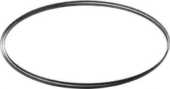 Starrett - 10 TPI, 7' 9-1/2" Long x 3/16" Wide x 0.025" Thick, Welded Band Saw Blade - Carbon Steel, Toothed Edge, Raker Tooth Set, Flexible Back, Contour Cutting - USA Tool & Supply