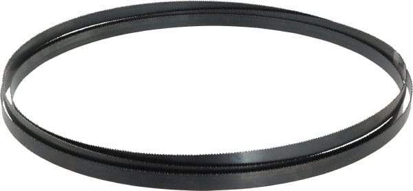 Starrett - 14 TPI, 9' 6" Long x 1/2" Wide x 0.025" Thick, Welded Band Saw Blade - Carbon Steel, Toothed Edge, Raker Tooth Set, Flexible Back, Contour Cutting - USA Tool & Supply