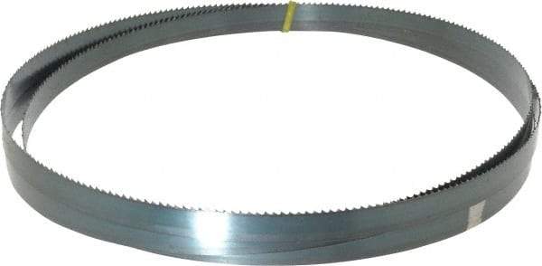 Starrett - 6 TPI, 10' Long x 3/4" Wide x 0.032" Thick, Welded Band Saw Blade - Carbon Steel, Toothed Edge, Raker Tooth Set, Flexible Back, Contour Cutting - USA Tool & Supply