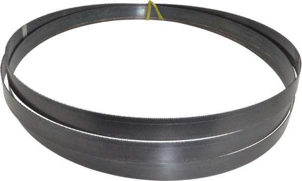 Starrett - 14/S TPI, 10' 10-1/2" Long x 1" Wide x 0.035" Thick, Welded Band Saw Blade - Carbon Steel, Toothed Edge, Raker Tooth Set, Flexible Back, Contour Cutting - USA Tool & Supply