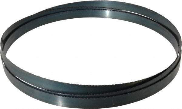 Starrett - 10/S TPI, 12' Long x 1" Wide x 0.035" Thick, Welded Band Saw Blade - Carbon Steel, Toothed Edge, Raker Tooth Set, Flexible Back, Contour Cutting - USA Tool & Supply