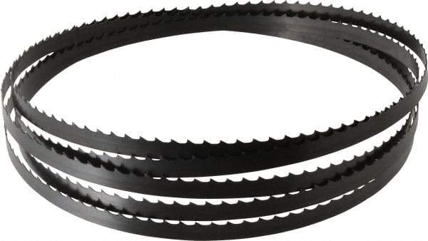 Starrett - 3 TPI, 12' 6" Long x 1/2" Wide x 0.025" Thick, Welded Band Saw Blade - Carbon Steel, Toothed Edge, Raker Tooth Set, Flexible Back, Contour Cutting - USA Tool & Supply