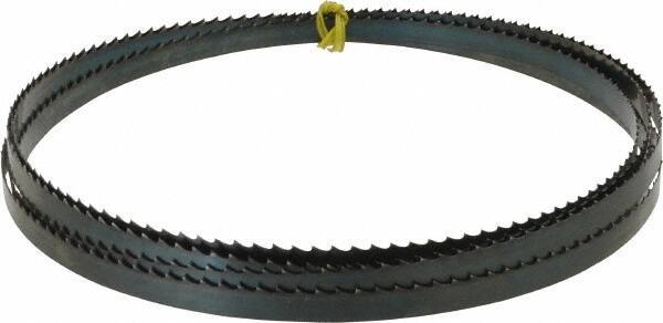 Starrett - 4 TPI, 12' 6" Long x 1/2" Wide x 0.025" Thick, Welded Band Saw Blade - Carbon Steel, Toothed Edge, Raker Tooth Set, Flexible Back, Contour Cutting - USA Tool & Supply