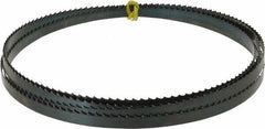 Starrett - 4 TPI, 12' 6" Long x 1/2" Wide x 0.025" Thick, Welded Band Saw Blade - Carbon Steel, Toothed Edge, Raker Tooth Set, Flexible Back, Contour Cutting - USA Tool & Supply