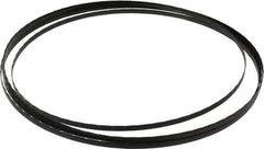 Starrett - 18/W TPI, 12' 6" Long x 1/4" Wide x 0.025" Thick, Welded Band Saw Blade - Carbon Steel, Toothed Edge, Wavy Tooth Set, Flexible Back, Contour Cutting - USA Tool & Supply