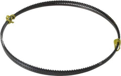 Starrett - 6/S TPI, 12' 6" Long x 1/4" Wide x 0.025" Thick, Welded Band Saw Blade - Carbon Steel, Toothed Edge, Raker Tooth Set, Flexible Back, Contour Cutting - USA Tool & Supply