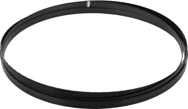 Starrett - 18 TPI, 14' 5" Long x 1/2" Wide x 0.025" Thick, Welded Band Saw Blade - Carbon Steel, Toothed Edge, Wavy Tooth Set, Flexible Back, Contour Cutting - USA Tool & Supply