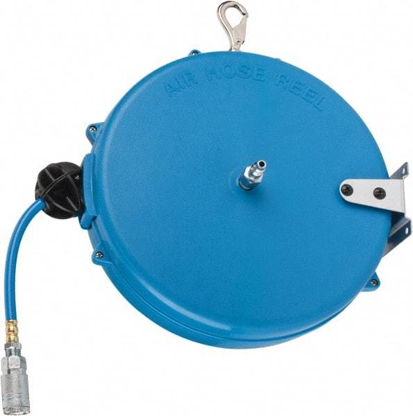 PRO-SOURCE - 28' Spring Retractable Hose Reel - 150 psi, Hose Included - USA Tool & Supply