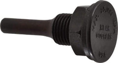 Weiler - 1/2" Arbor Hole to 1/4" Shank Diam Drive Arbor - For 3" Small Diam Wheel Brushes - USA Tool & Supply