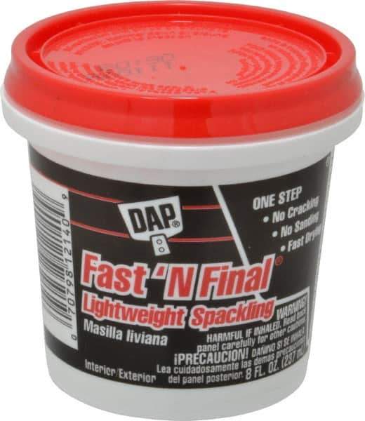 DAP - 8 oz Drywall/Plaster Repair - White - USA Tool & Supply