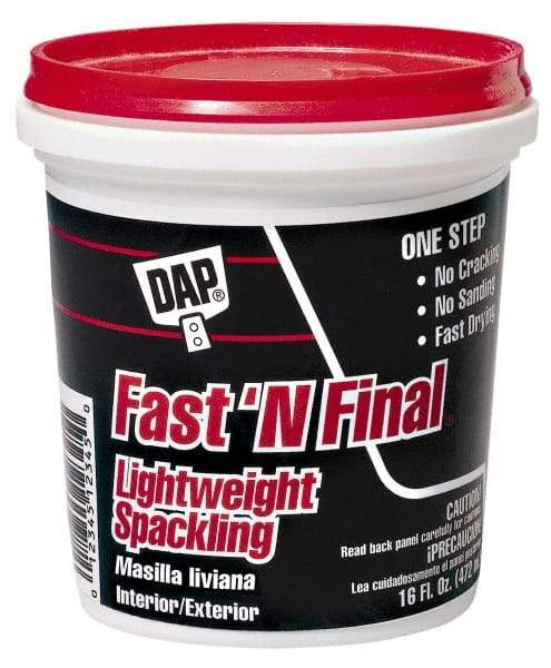 DAP - 1 Pt Drywall/Plaster Repair - White - USA Tool & Supply