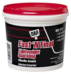 DAP - 32 oz Drywall/Plaster Repair - White - USA Tool & Supply