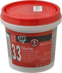 DAP - 8 oz Glazing Compound - White - USA Tool & Supply