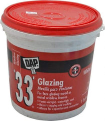 DAP - 1 Gal Glazing Compound - White - USA Tool & Supply