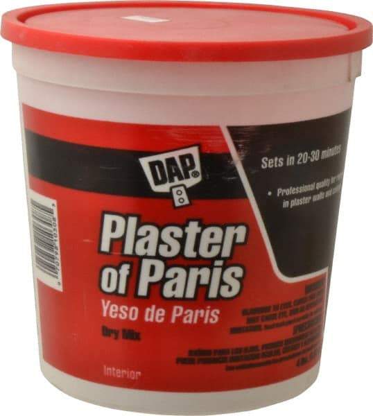 DAP - 4 Lb Drywall/Plaster Repair - White, Plaster of Paris - USA Tool & Supply
