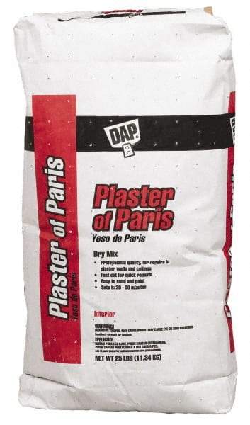 DAP - 25 Lb Drywall/Plaster Repair - White, Plaster of Paris - USA Tool & Supply
