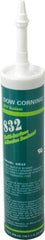 Dow Corning - 10.1 oz Cartridge Gray RTV Silicone Joint Sealant - -67 to 300°F Operating Temp, 90 min Tack Free Dry Time, Series 832 - USA Tool & Supply