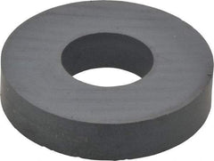 Mag-Mate - 1.203" ID x 2.8" OD Ceramic Ring Magnet - 0.59" Thick, 350°F Max Operating Temp - USA Tool & Supply