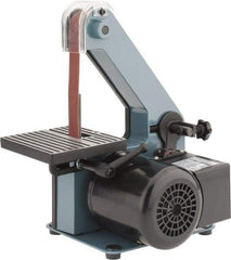 Enco - 30 Inch Long x 1 Inch Wide Belt Sanding Machine - 1/4 Hp, Single Phase - USA Tool & Supply