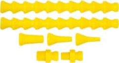 Loc-Line - 1 Piece, 13" Hose Length, 1/16, 1/4 & 1/8" Nozzle Diam, 1/4 & 1/8" Hose ID, Coolant Hose - 1/4" Quick Connect For Snap Together Hose Systems - USA Tool & Supply