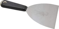 Hyde Tools - 5" Wide Carbon Steel Taping Knife - Flexible, Hammerhead Nylon Handle, 8-3/8" OAL - USA Tool & Supply