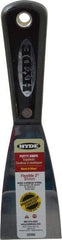 Hyde Tools - 2" Wide Steel Putty Knife - Flexible, Nylon Handle, 7-3/4" OAL - USA Tool & Supply
