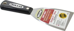 Hyde Tools - 3" Wide Steel Putty Knife - Flexible, Nylon Handle - USA Tool & Supply