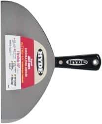 Hyde Tools - 10" Wide Carbon Steel Taping Knife - Flexible, Nylon Handle, 8-1/4" OAL - USA Tool & Supply