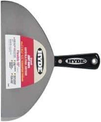 Hyde Tools - 10" Wide Carbon Steel Taping Knife - Flexible, Nylon Handle, 8-1/4" OAL - USA Tool & Supply