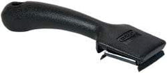 Hyde Tools - Carbon Steel 4-Edge Scraper - 1-1/2" Blade Width, 7-1/2" Long Plastic Handle - USA Tool & Supply