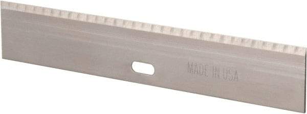 Hyde Tools - Carbon Steel 1-Edge Scraper Replacement Blade - 5-7/8" Blade Length x 3-1/4" Blade Width, For 33100 - USA Tool & Supply