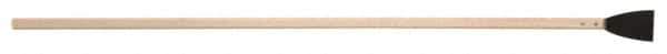 Hyde Tools - Stiff Carbon Steel Bent Scraper - 3" Blade Width, 55" Long Hardwood Handle - USA Tool & Supply