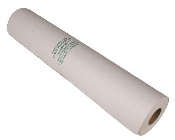 Made in USA - Paint Booth Floor Protector - Flame Retardant, 42" Wide x 300' Long - USA Tool & Supply