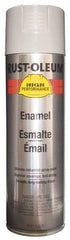Rust-Oleum - Light Machinery Gray, 15 oz Net Fill, Gloss, Enamel Spray Paint - 14 Sq Ft per Can, 15 oz Container, Use on Rust Proof Paint - USA Tool & Supply