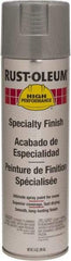 Rust-Oleum - Silver Aluminum, 14 oz Net Fill, Gloss, Enamel Spray Paint - 10 Sq Ft per Can, 14 oz Container, Use on Rust Proof Paint - USA Tool & Supply