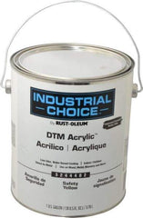 Rust-Oleum - 1 Gal Safety Yellow High Gloss Finish Acrylic Enamel Paint - Interior/Exterior, Direct to Metal, <250 gL VOC Compliance - USA Tool & Supply