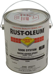 Rust-Oleum - 1 Gal High Gloss Clear Water-Based Epoxy - 200 to 350 Sq Ft/Gal Coverage, <250 g/L VOC Content - USA Tool & Supply