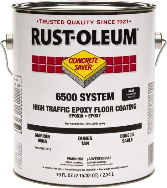 Rust-Oleum - 1 Gal High Gloss Dunes Tan Epoxy - <100 g/L VOC Content - USA Tool & Supply