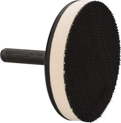 AutoQuip - 2" Diam Hook & Loop Disc Backing Pad - 1/4" Shank Diam, Medium Density, 22,000 RPM - USA Tool & Supply