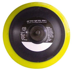 AutoQuip - 6" Diam Hook & Loop Disc Backing Pad - Medium Density, 10,000 RPM - USA Tool & Supply