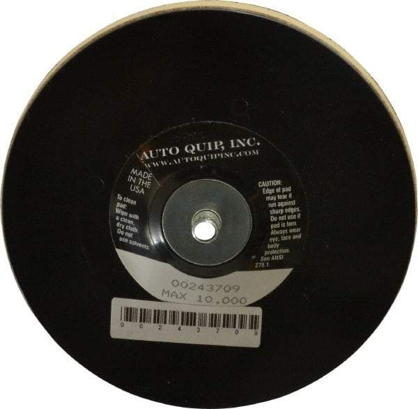 AutoQuip - 5" Diam Hook & Loop Disc Backing Pad - Medium Density, 12,000 RPM - USA Tool & Supply