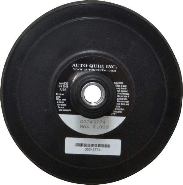 AutoQuip - 6" Diam Hook & Loop Disc Backing Pad - Firm Density, 8,000 RPM - USA Tool & Supply