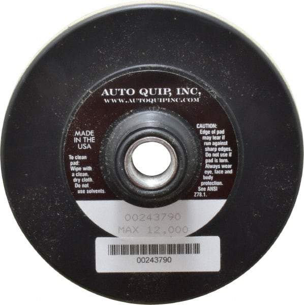 AutoQuip - 4-1/2" Diam Hook & Loop Disc Backing Pad - Medium Density, 12,000 RPM - USA Tool & Supply