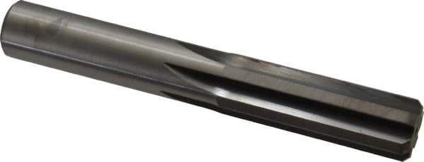 M.A. Ford - 19/32" Solid Carbide 6 Flute Chucking Reamer - Straight Flute, 0.565" Straight Shank, 1-3/4" Flute Length, 4" OAL - USA Tool & Supply